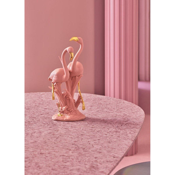 Load image into Gallery viewer, Lladro The Flamingos Sculpture - Pink
