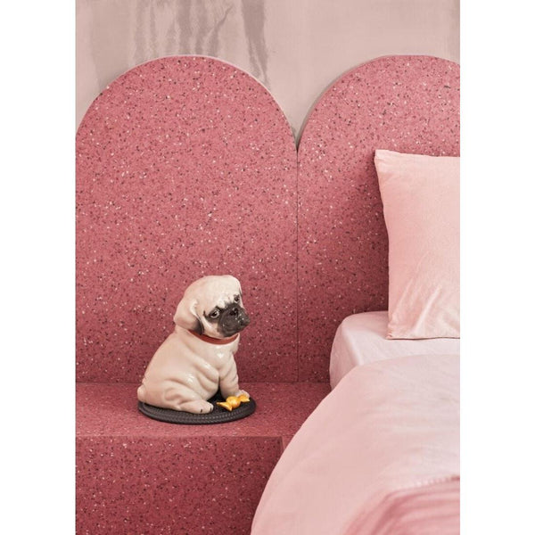Load image into Gallery viewer, Lladro Puppie Pug Sculpture
