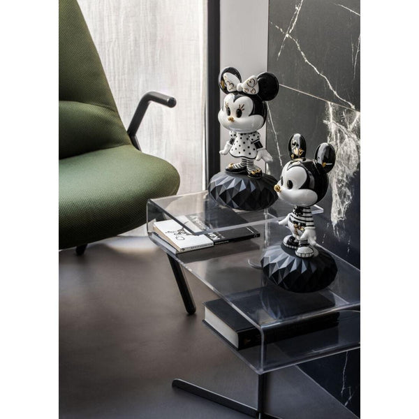 Load image into Gallery viewer, Lladro Minnie™ In Black and White Sculpture
