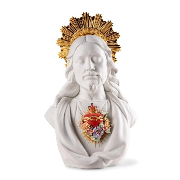 Load image into Gallery viewer, Lladro Sacred Heart of Jesus Sculpture
