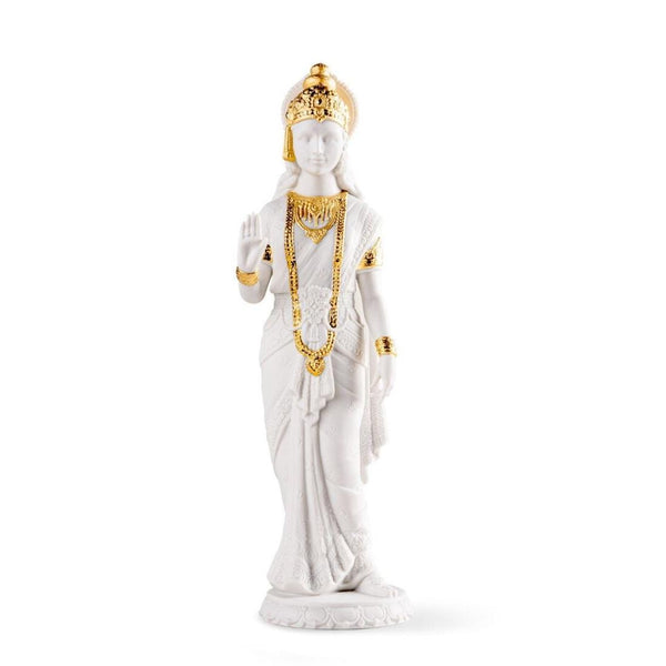 Load image into Gallery viewer, Lladro Sita Sculpture - Golden Luster
