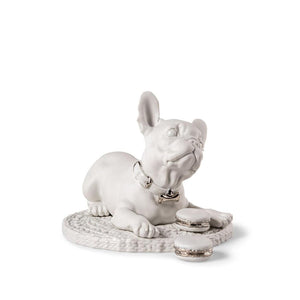 Lladro French Bulldog with Macarons Sculpture - Re-Deco