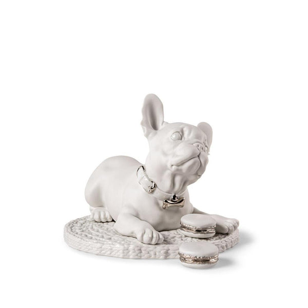 Load image into Gallery viewer, Lladro French Bulldog with Macarons Sculpture - Re-Deco
