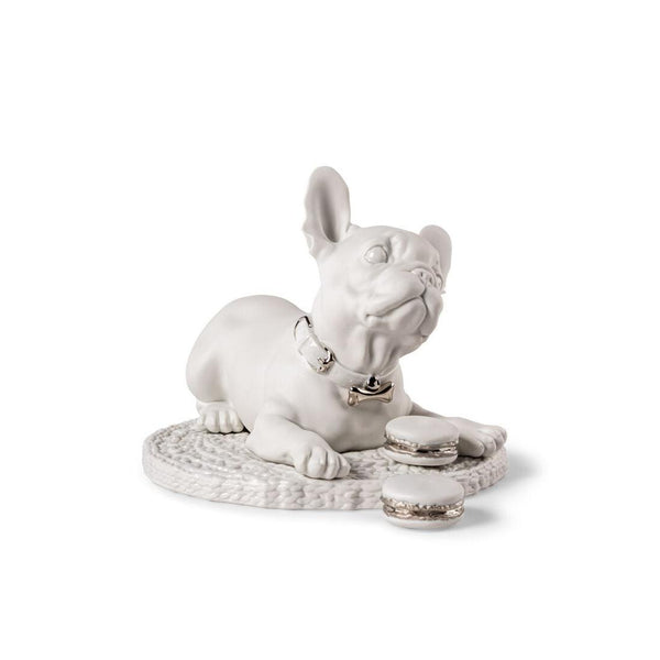 Load image into Gallery viewer, Lladro French Bulldog with Macarons Sculpture - Re-Deco
