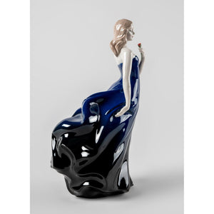 Lladro Rose Ball Sculpture
