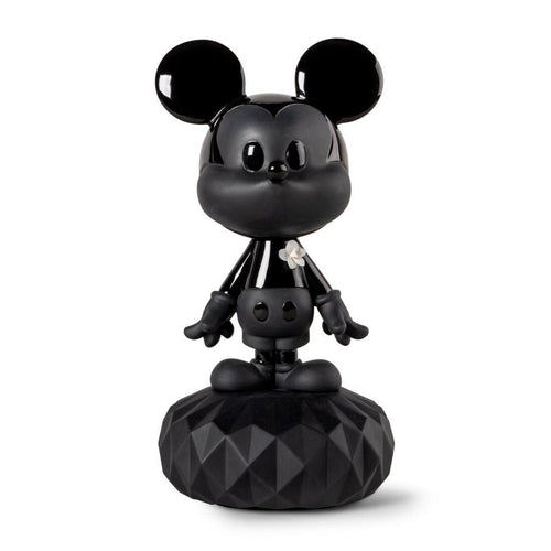 Lladro Mickey Total Black Sculpture