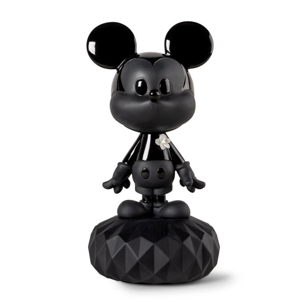 Lladro Mickey Total Black Sculpture
