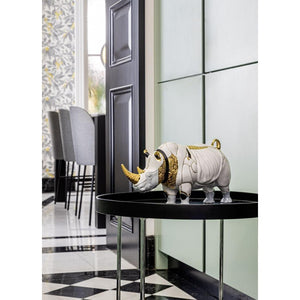 Lladro Rhino Cyborg Sculpture