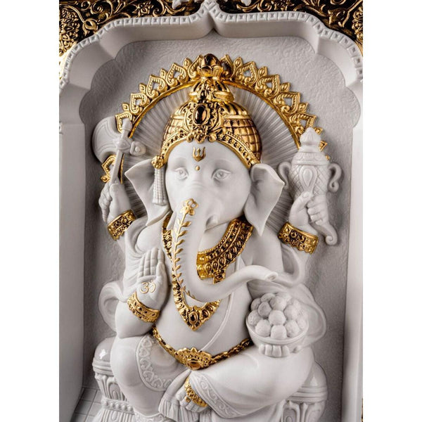 Load image into Gallery viewer, Lladro Lord Ganesha Wall Art
