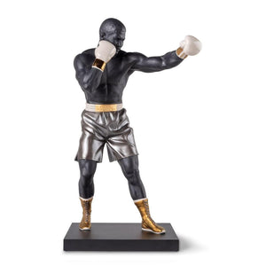 Lladro Boxer Sculpture