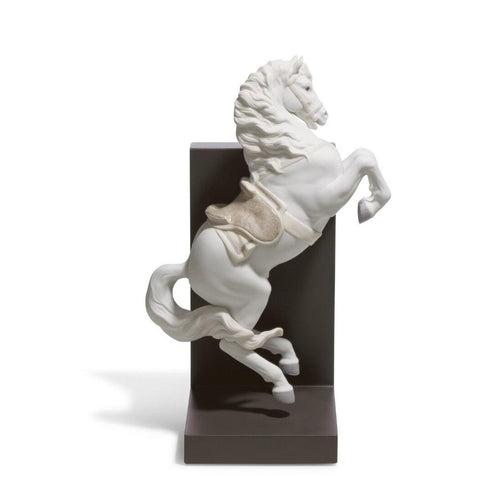 Lladro Horse On Courbette Figurine