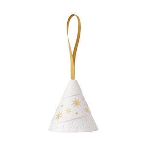 Lladro Porcelain Christmas Tree Ornament - Happy Holidays