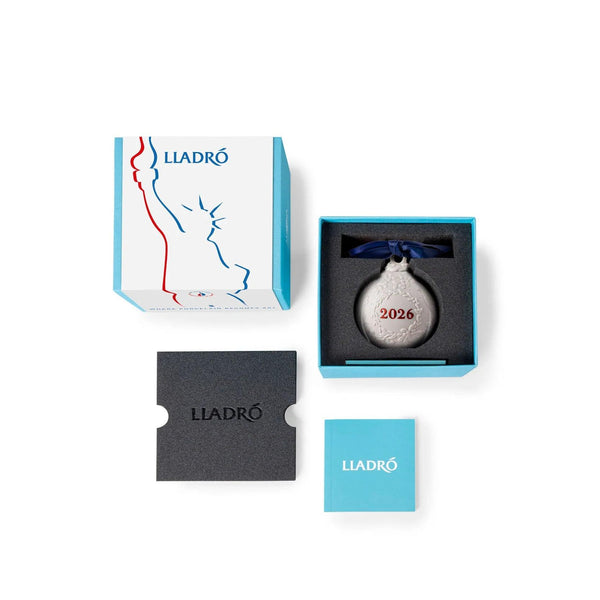 Load image into Gallery viewer, Lladro US Christmas Ball Ornament - 250th Anniversary - Limited Edition
