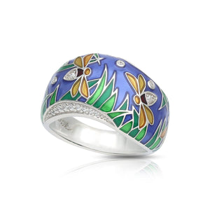 Belle Etoile Fireflies Ring - Blue & Multi Color