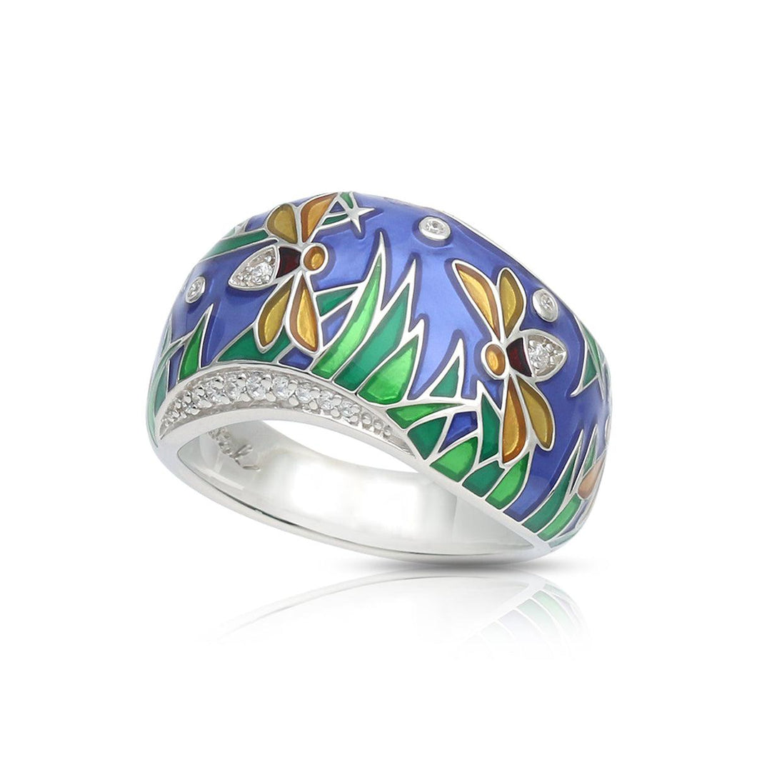 Belle Etoile Fireflies Ring - Blue & Multi Color