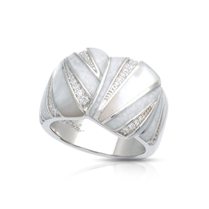 Belle Etoile Palazzo Ring - White