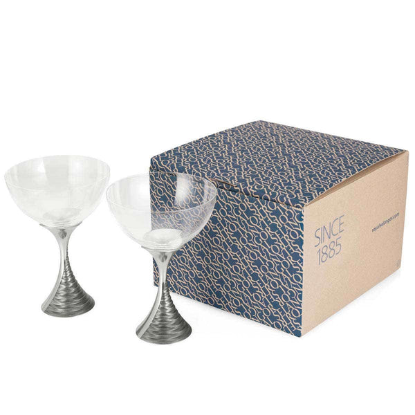 Load image into Gallery viewer, Royal Selangor Weave Champagne Coupe Pair
