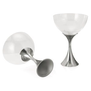 Royal Selangor Weave Champagne Coupe Pair