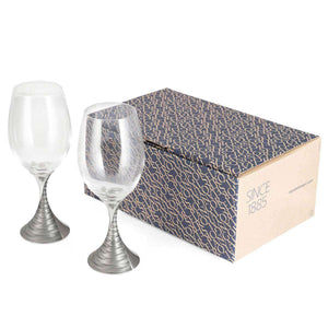 Royal Selangor Weave White Wine Pair