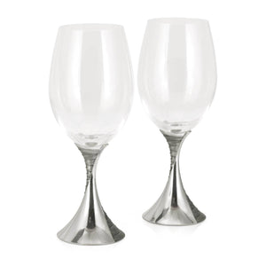 Royal Selangor Weave White Wine Pair
