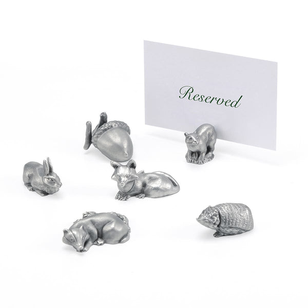 Load image into Gallery viewer, Royal Selangor Woodland Place Card Holder Set
