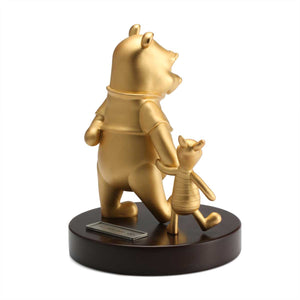 Royal Selangor Limited Edition Gilt Pooh & Piglet Figurine