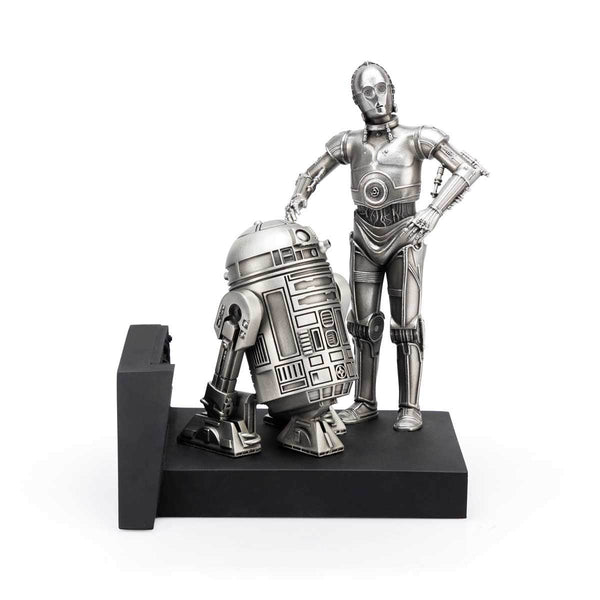 Load image into Gallery viewer, Royal Selangor C-3Po And R2-D2 Endor Figurine
