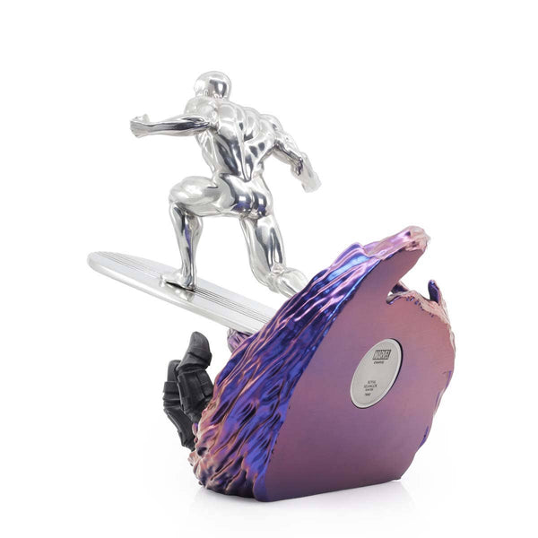 Load image into Gallery viewer, Royal Selangor Limited Edition Silver Surfer Wormhole Figurine
