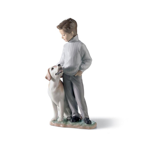 Lladro My Loyal Friend Dog Figurine