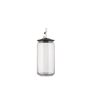 Alessi Lula Jar For Dog Food Black
