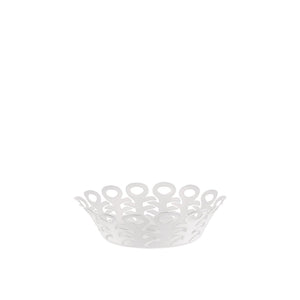 Alessi Vimini Basket White / Cm 21 || Inch 8¼″