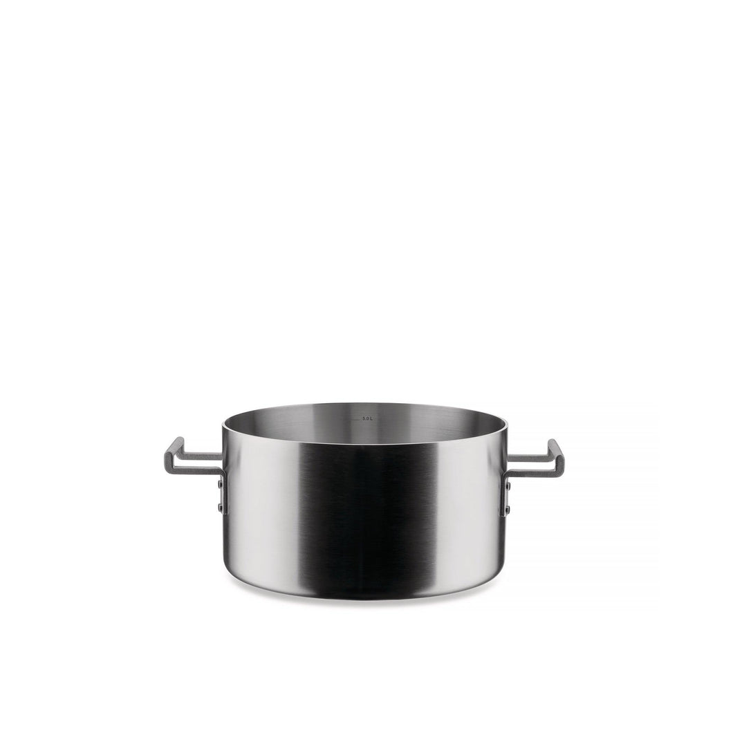 Alessi Convivio Casserole With Two Handles Cm 24 || Inch 9½″