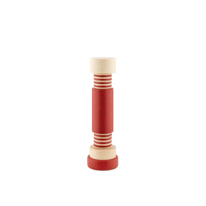 Alessi Wood Pepper Mill - Red