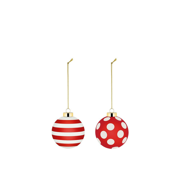 Load image into Gallery viewer, Alessi Delight, 2 Christmas Baubles - Set 2
