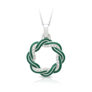 Belle Etoile Coronata Pendant - Green