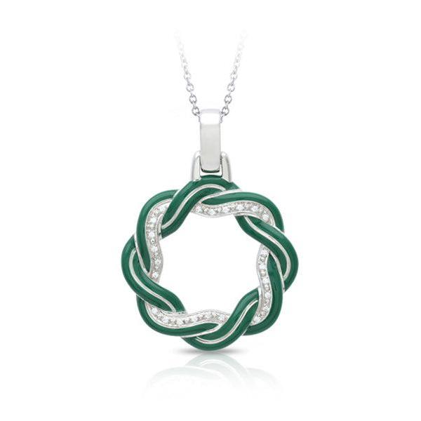 Belle Etoile Coronata Pendant - Green