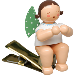 Wendt & Kuhn Angel, Praying, on Clip Figurine