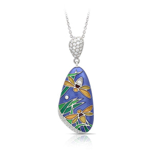 Belle Etoile Fireflies Pendant - Blue & Multi Color