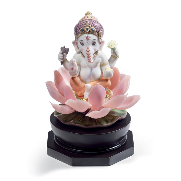 Load image into Gallery viewer, Lladro Padmasana Ganesha Figurine

