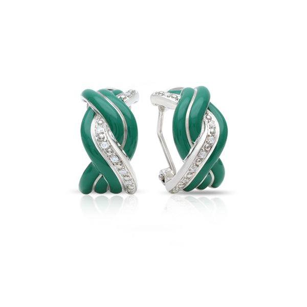 Belle Etoile Coronata Earrings - Green