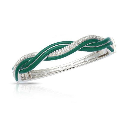 Belle Etoile Coronata Bangle - Green