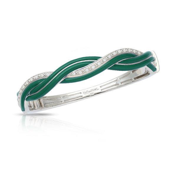 Belle Etoile Coronata Bangle - Green