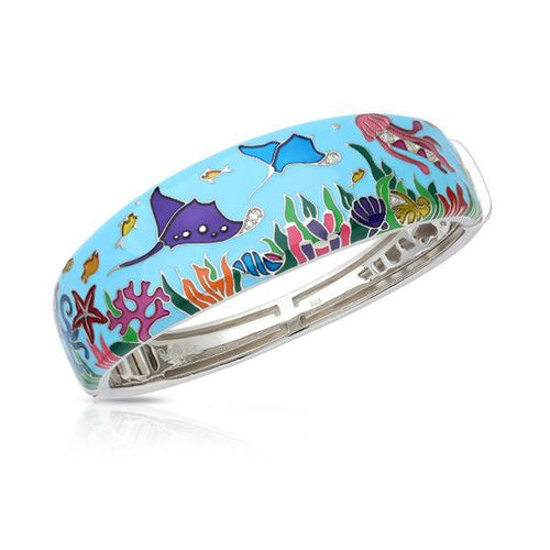 Belle Etoile Manta Ray Bangle - Blue & Multi Color