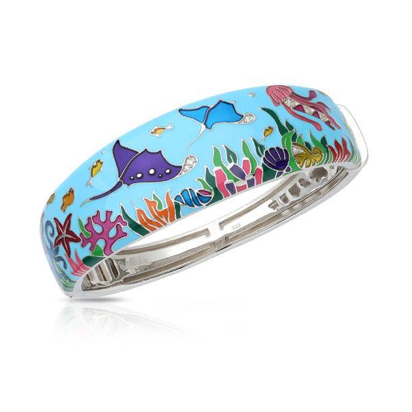 Belle Etoile Manta Ray Bangle - Blue & Multi Color