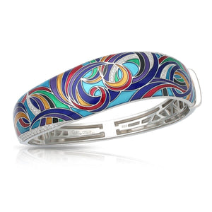 Belle Etoile Whirlwind Bangle - Blue & Multi Color