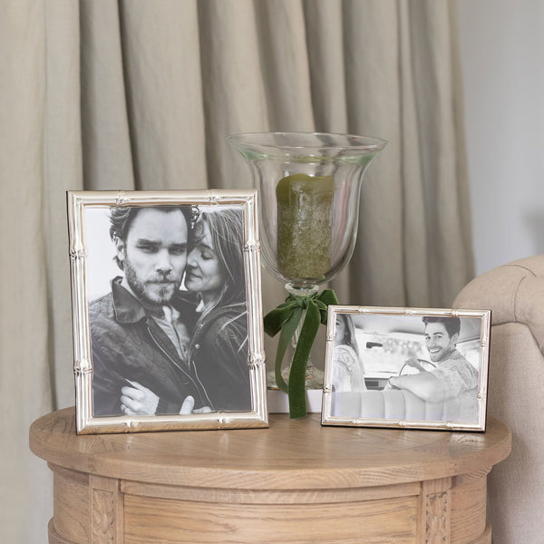 Load image into Gallery viewer, Addison Ross Wide Bamboo Silver Plated Photo Frame - 5 x 7 in

