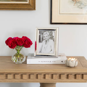 Addison Ross Beaded Silver Plated Photo Frame - 4 x 6 in