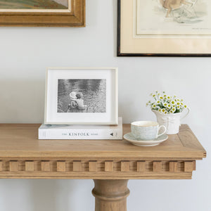 Addison Ross Silver Plated Box Frame, White Mount - 4 x 6 in
