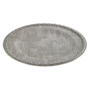 Bodrum Linens Luster Charger Plates