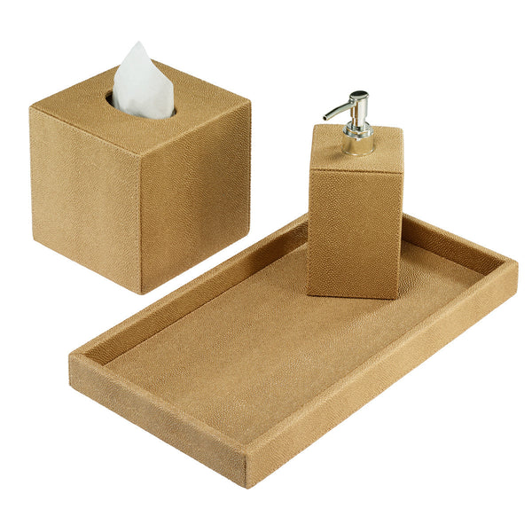 Load image into Gallery viewer, Bodrum Linens Stingray Bath Accessories - Gold
